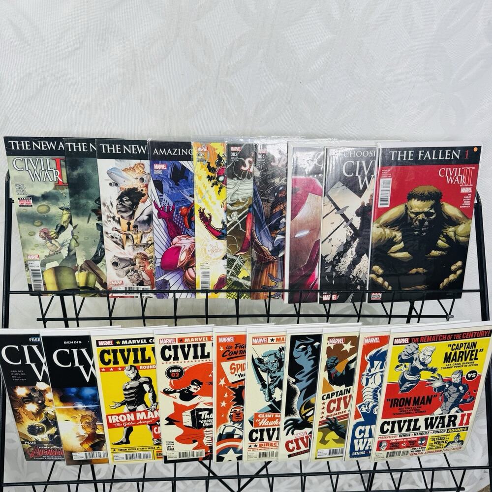 Marvel Civil War II FCBD 0 1-8 Spider Man 1-4 & Fallen, Choosing Sides, Oath Lot